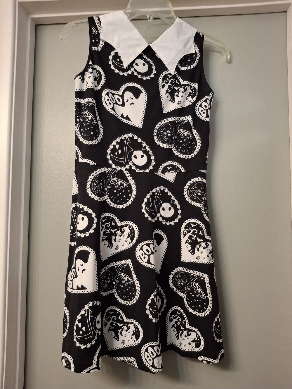 Too Fast Bat Wing Collar Halloween Dress